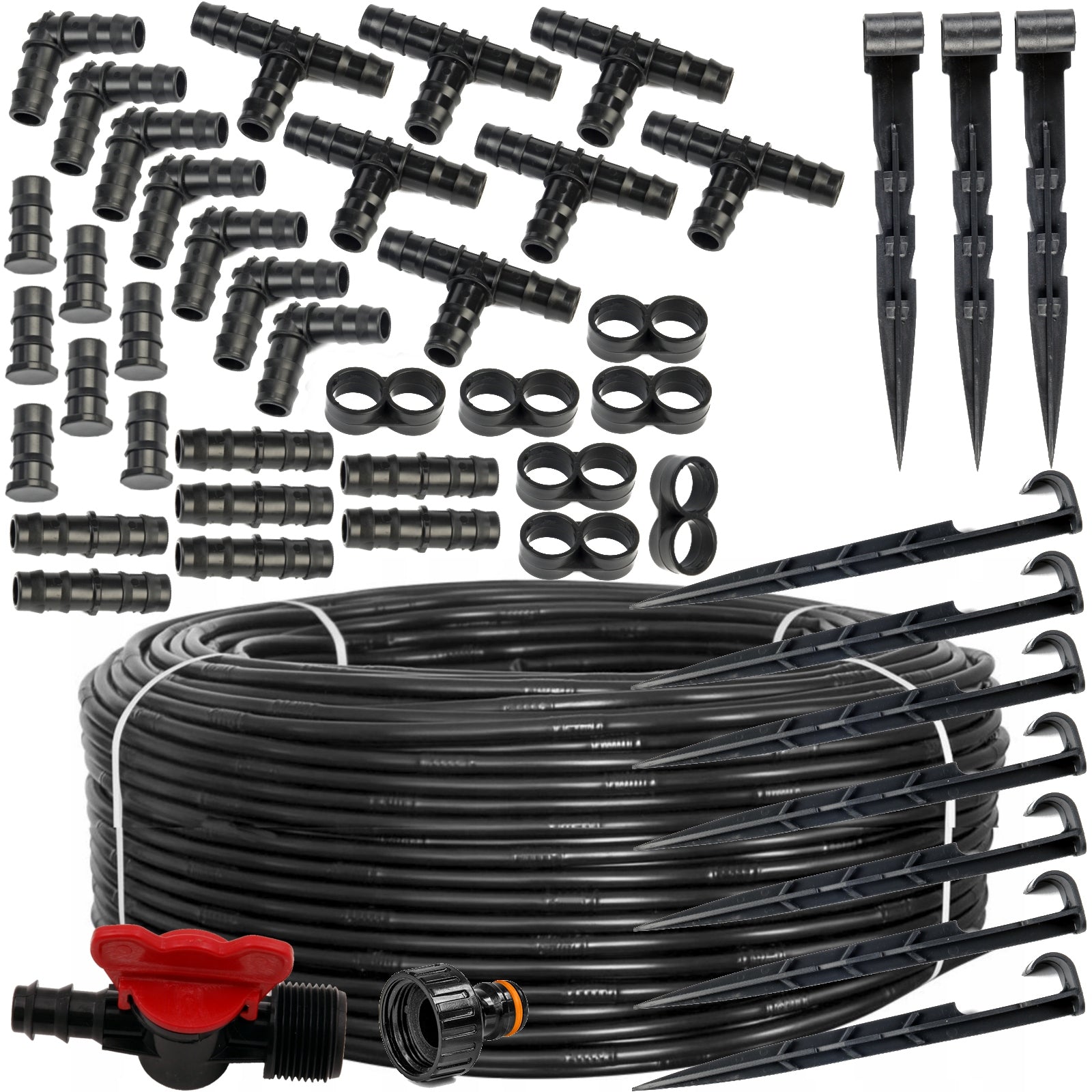 DRIP LINE DRIP IRRIGATION 100+174XXL Manufacturer code Linia/100m/174akcesoria nawadnianie woda