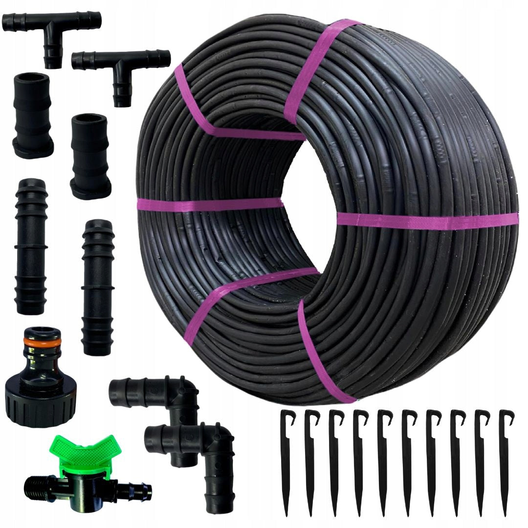 DRIP LINE DRIP IRRIGATION 25M + 20 ELEMENTS DROPLET HOSE Brand no brand
