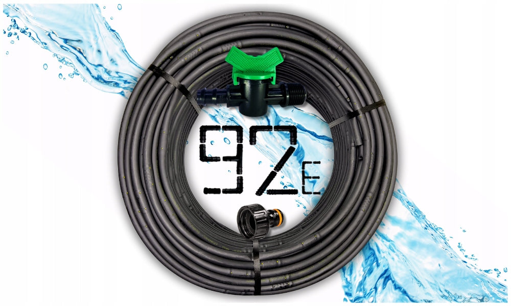 DRIP LINE DRIP IRRIGATION WATERING HOSE SET 100M+92E Brand no brand