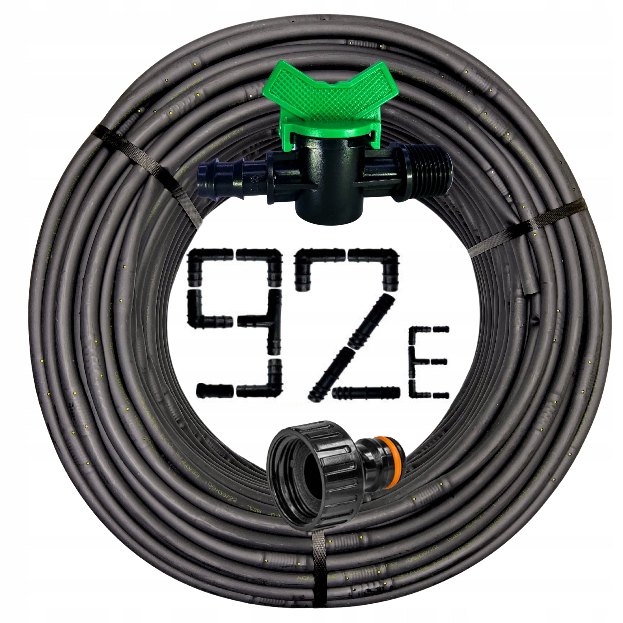 DRIP LINE DRIP IRRIGATION WATERING HOSE SET 100M+92E