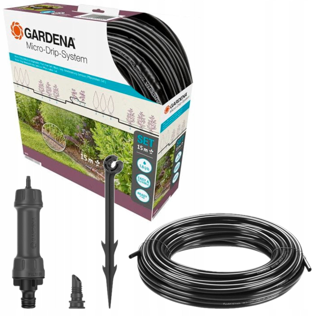 DRIP LINE FOR PLANTS MICRO-DRIP 15m GARDENA