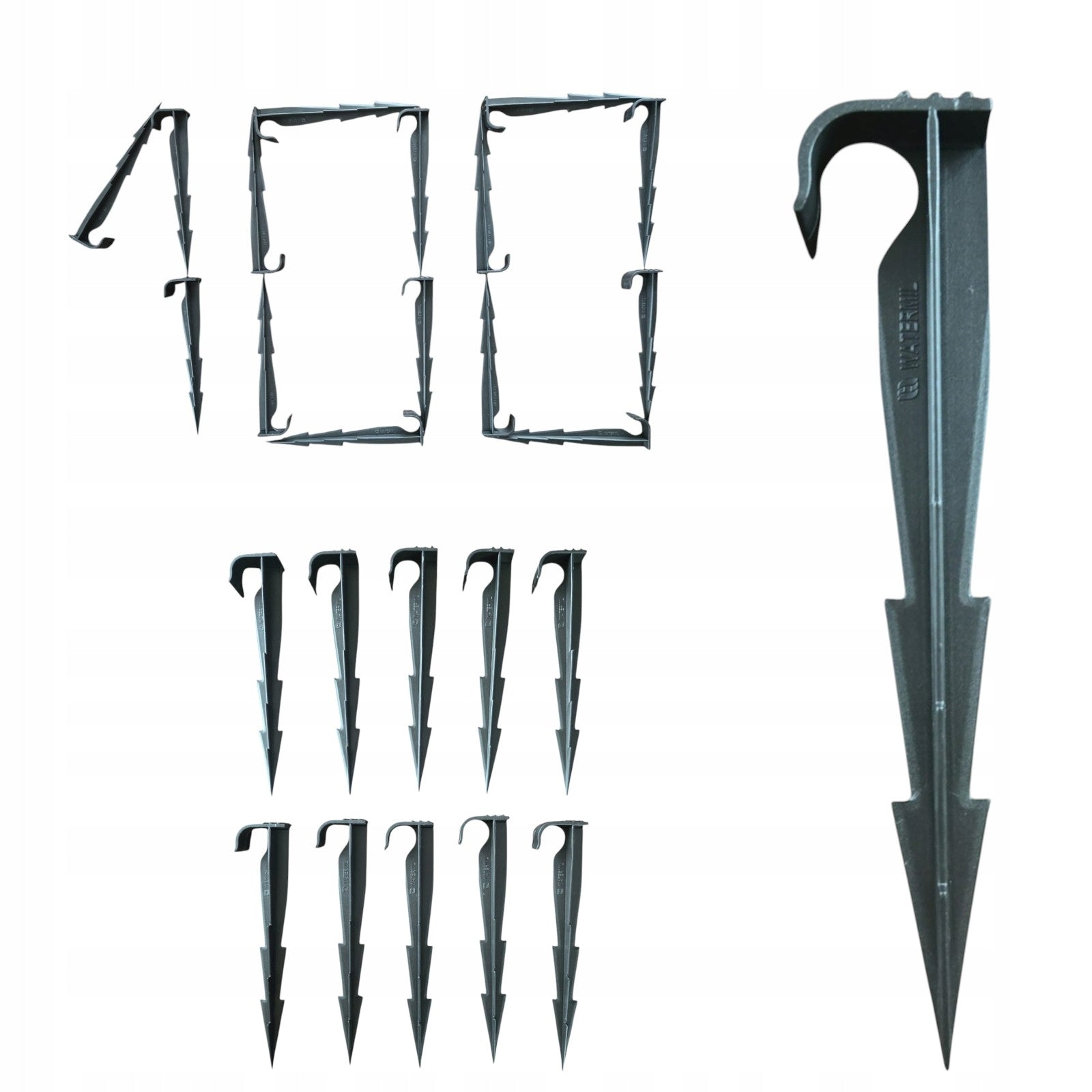 DRIP LINE PINS 100pcs PIPE LINE HOLDER 16 ANCHORS STRONG
