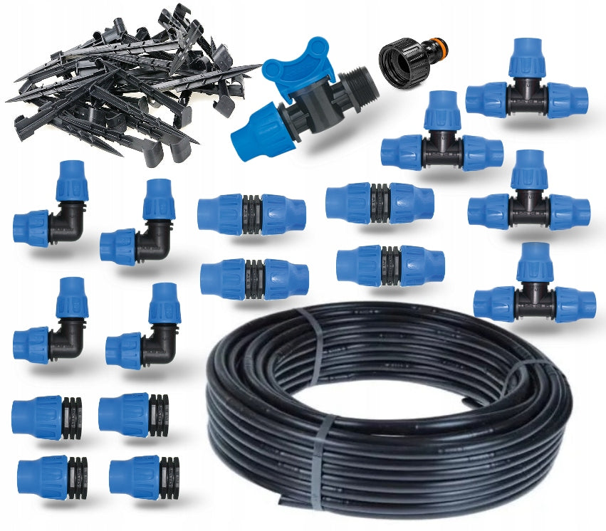 DRIP LINE PREMIUM SET WITH COMPENSATION 100M UNDERGROUND 93 ACCESSORIES EAN (GTIN) 5908110380027