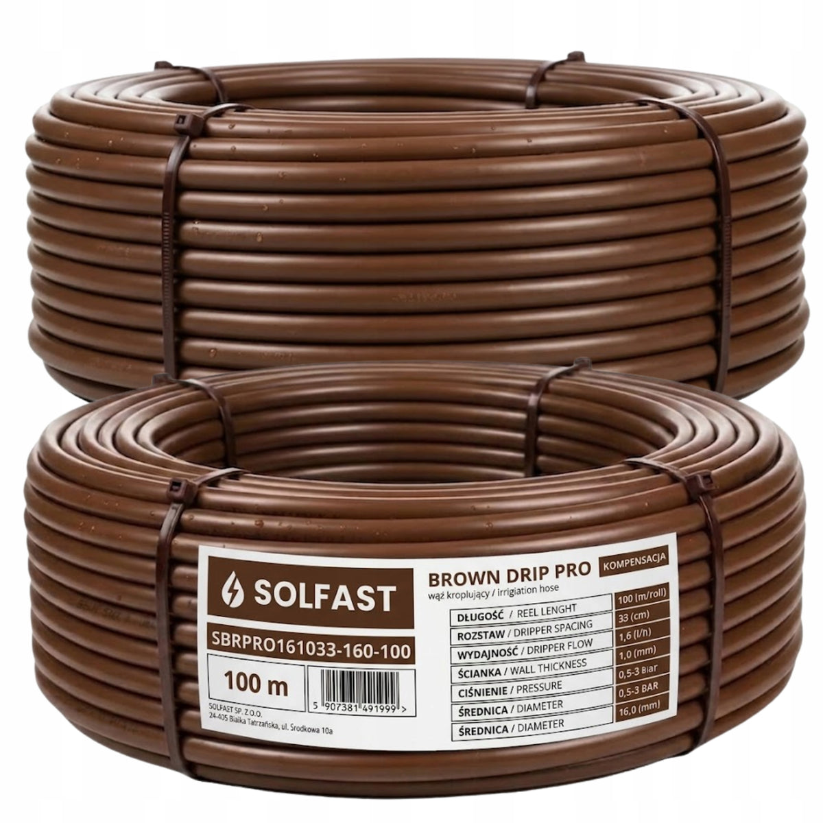 DRIP LINE WITH COMPENSATION 100 M DRIP IRRIGATION HOSE PIPE
