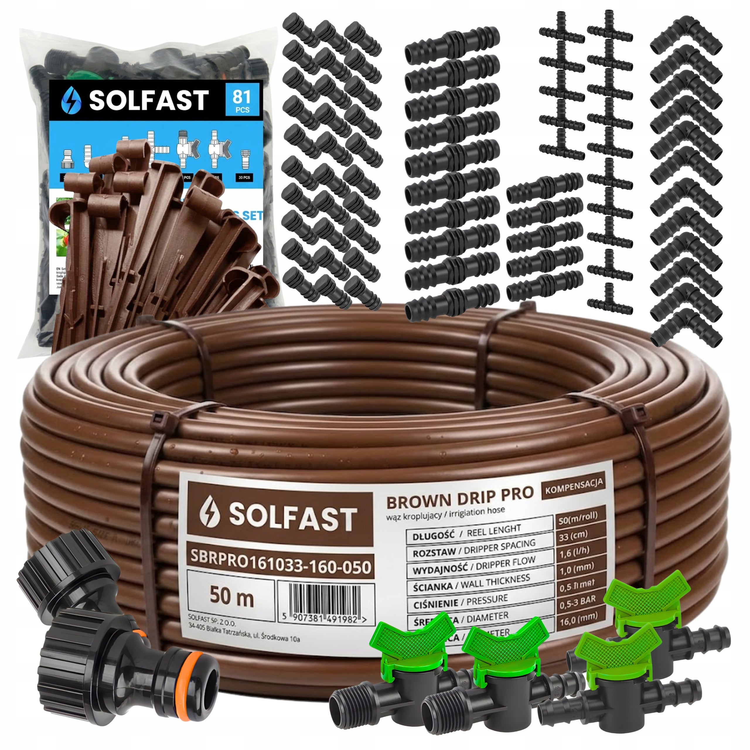 DRIP LINE WITH COMPENSATION 50 M DRIP IRRIGATION 131 EL. HOSE PIPE