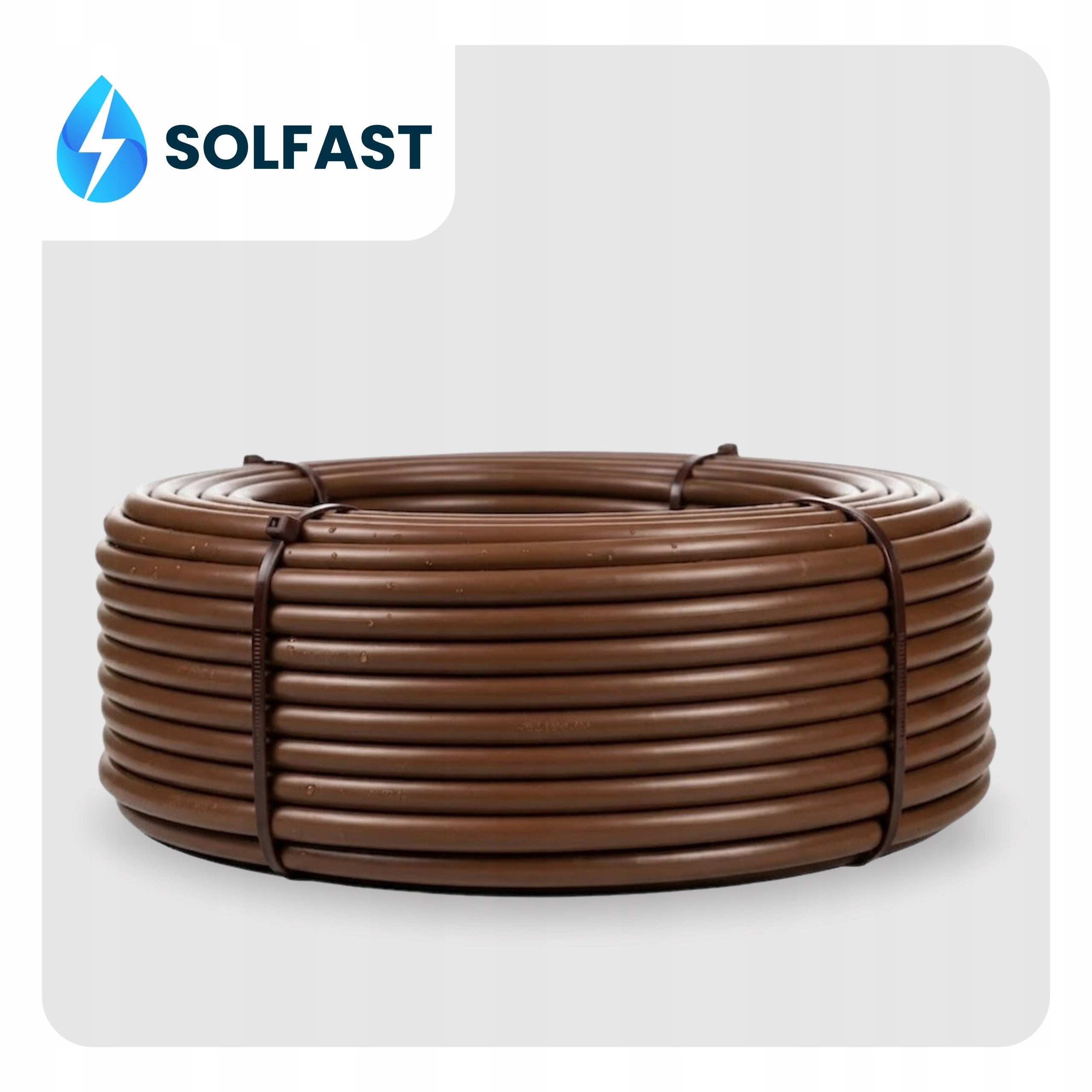 DRIP LINE WITH COMPENSATION 50 M DRIP IRRIGATION HOSE PIPE Manufacturer code Linia kroplująca brązowa kompensacja