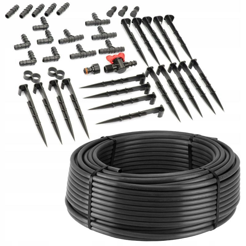 DRIP LINE WITH COMPENSATION DRIP IRRIGATION WATERING HOSE 50M
