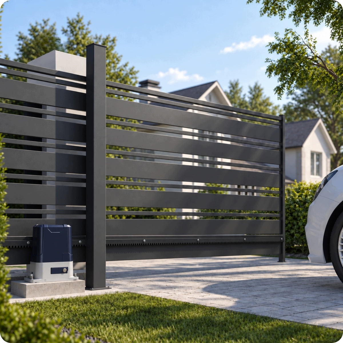 DRIVE AUTOMATIC SLIDING GATE REMOTE CONTROL ACTUATOR SET WIFI APPLICATION Brand Spreest
