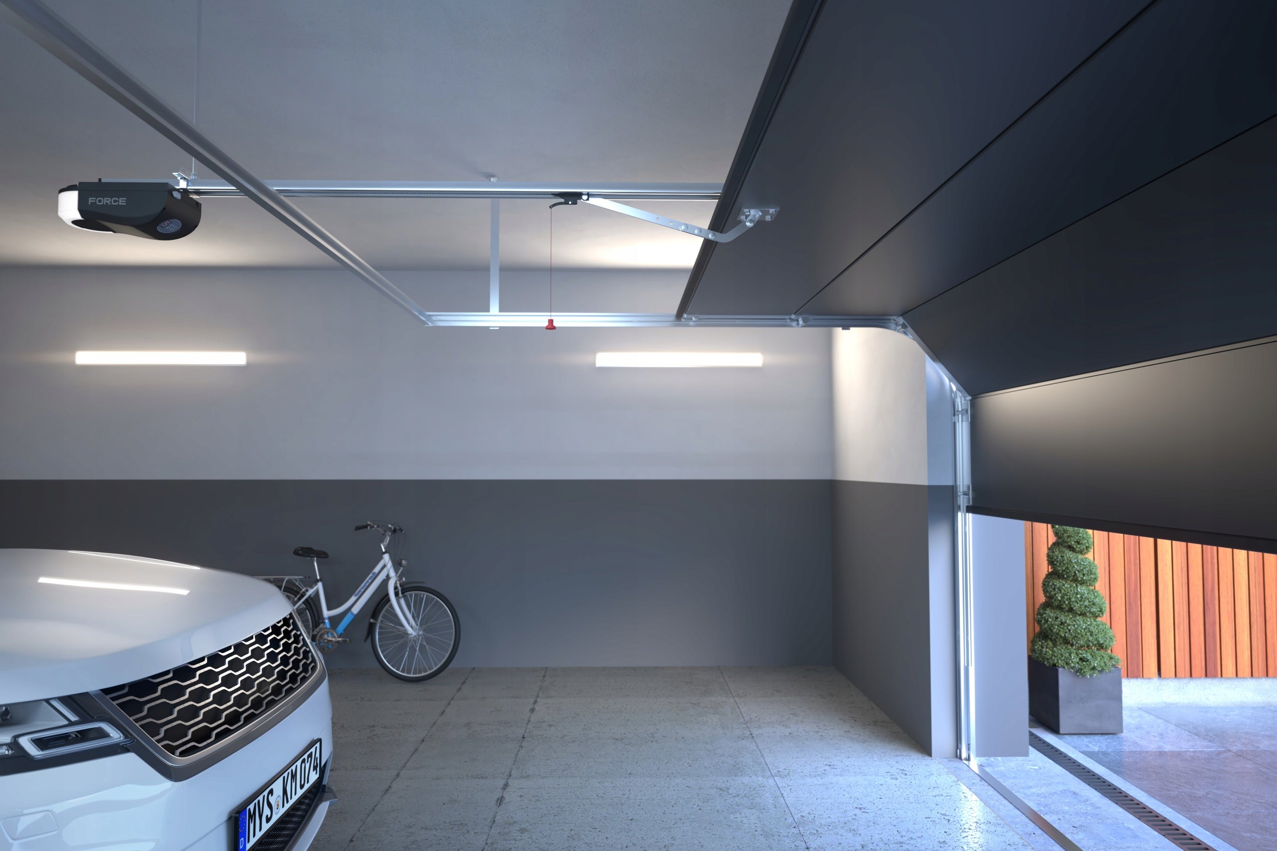 DRIVE FOR GARAGE DOOR FORCE BEST 600 TO 12 m2 Product weight with unit packaging 15 kg