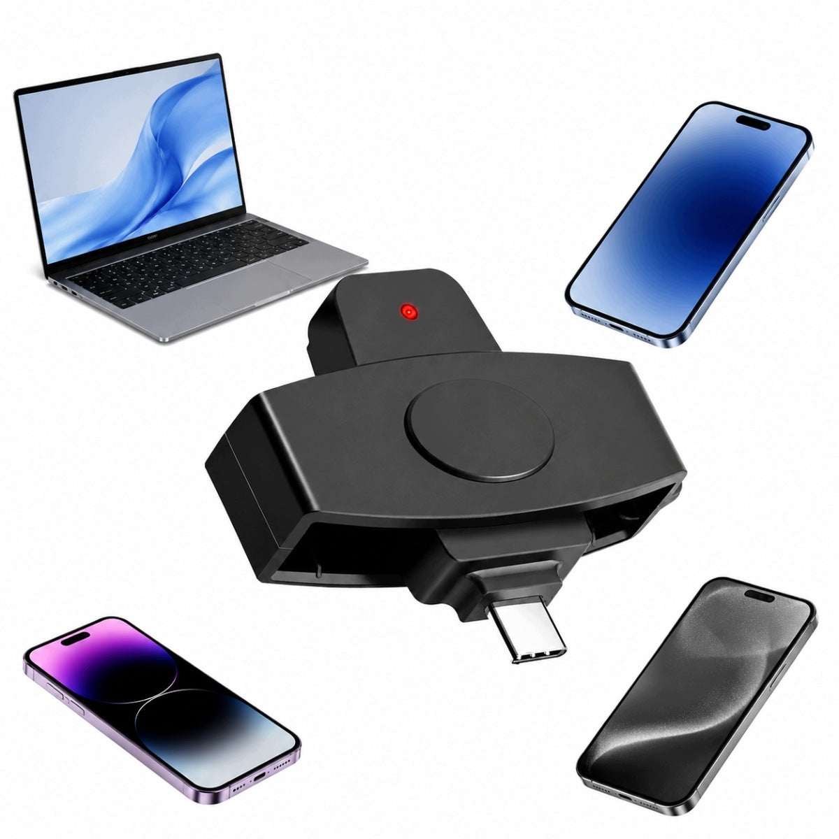 DRIVER TACHOGRAPH CARD READER USB-C FOR ROTARY SMARTPHONE