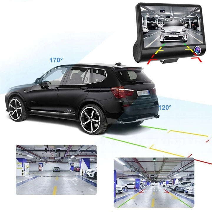 DRIVING RECORDER VIDEO RECORDER 3 FULL HD CAMERAS + REVERSING CAMERA Brand Kopier