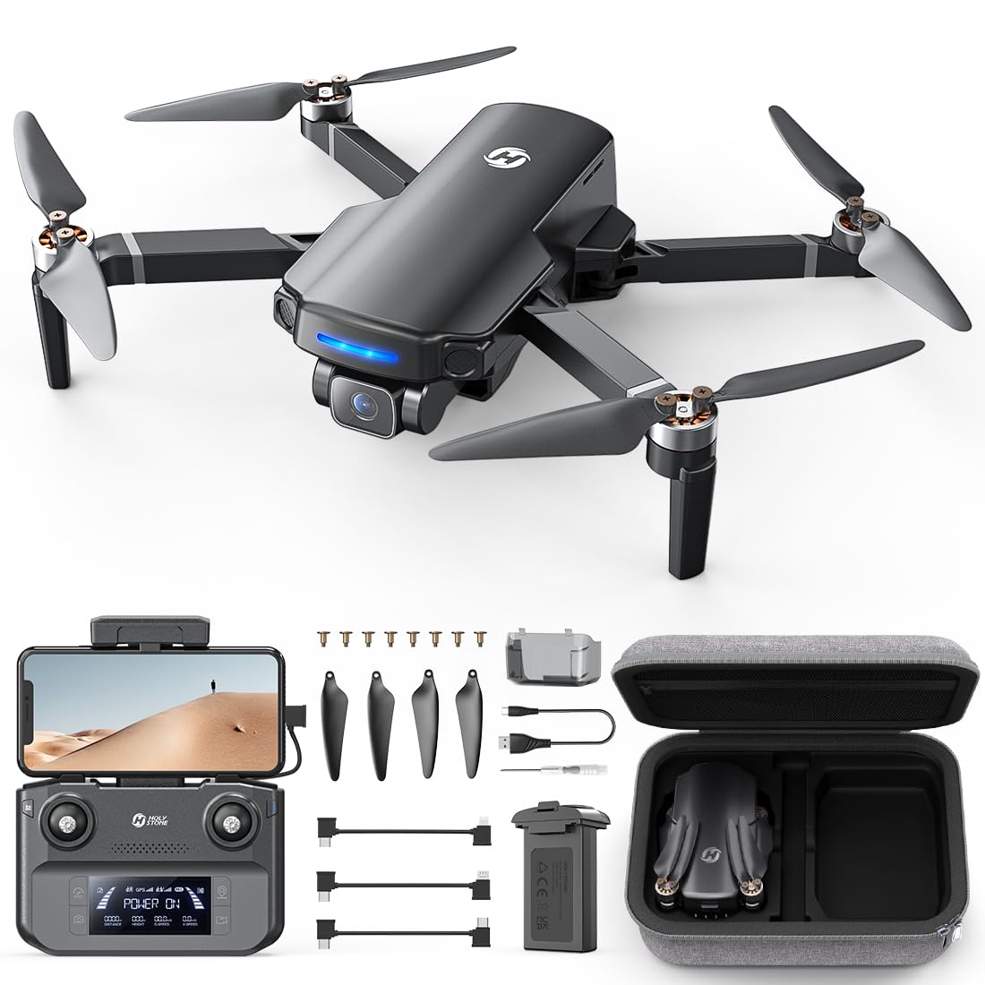 DRON Z KAMERĄ 4K HOLY STONE HS175D GPS 5GHz