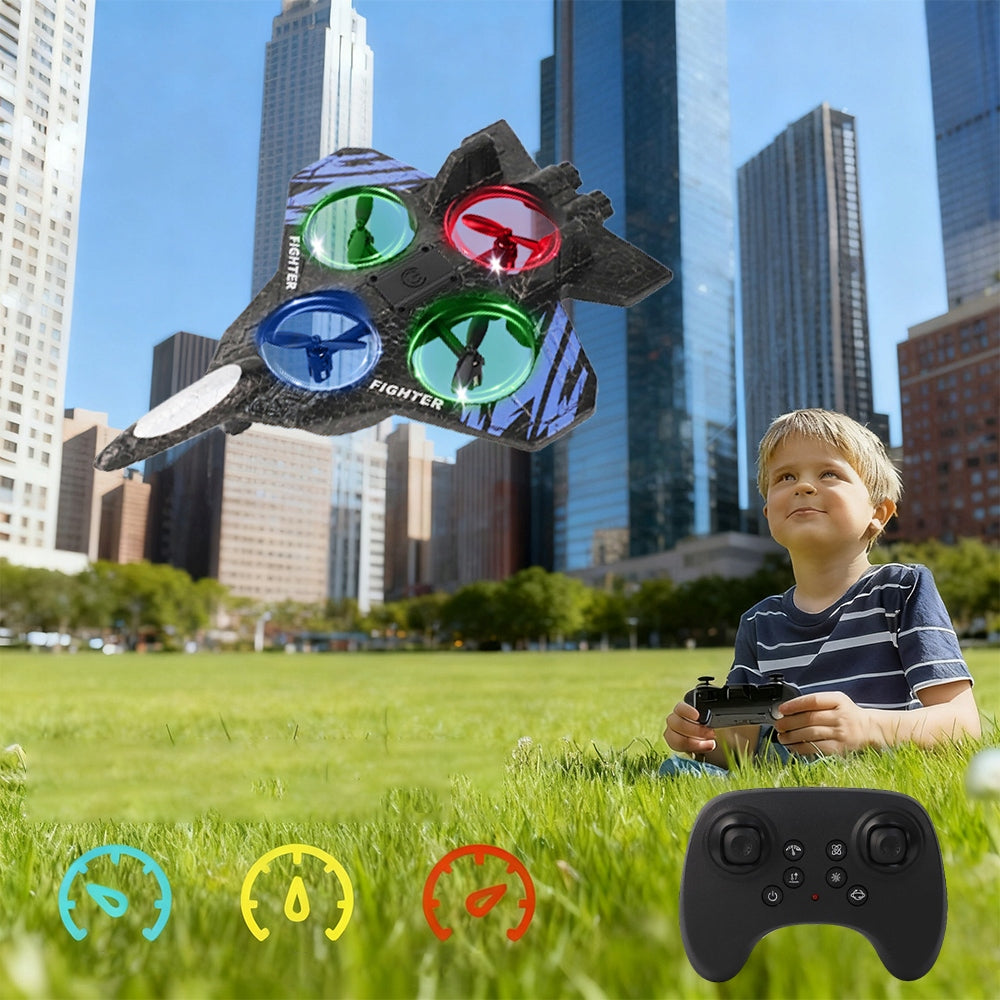 DRONE AIRPLANE FLYING FOAM LEARNING TO FLY CONTROLLED BY REMOTE CONTROL STABLE 360 Brand no brand
