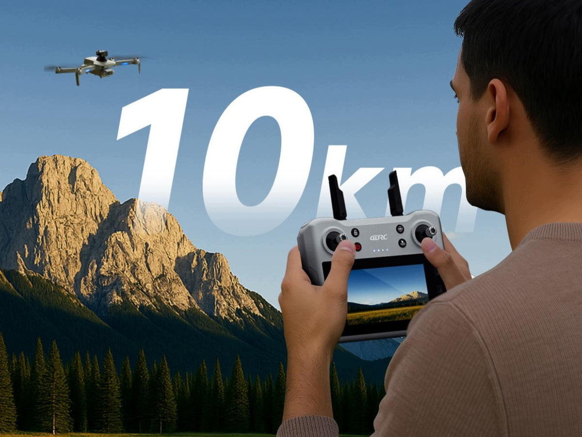 DRONE F8 2 Cameras RADAR OBSTACLES BRUSHLESS MOTORS 75min TOY Manufacturer code Dron kontroler LCD 5G / Zasięg do 10000metrów
