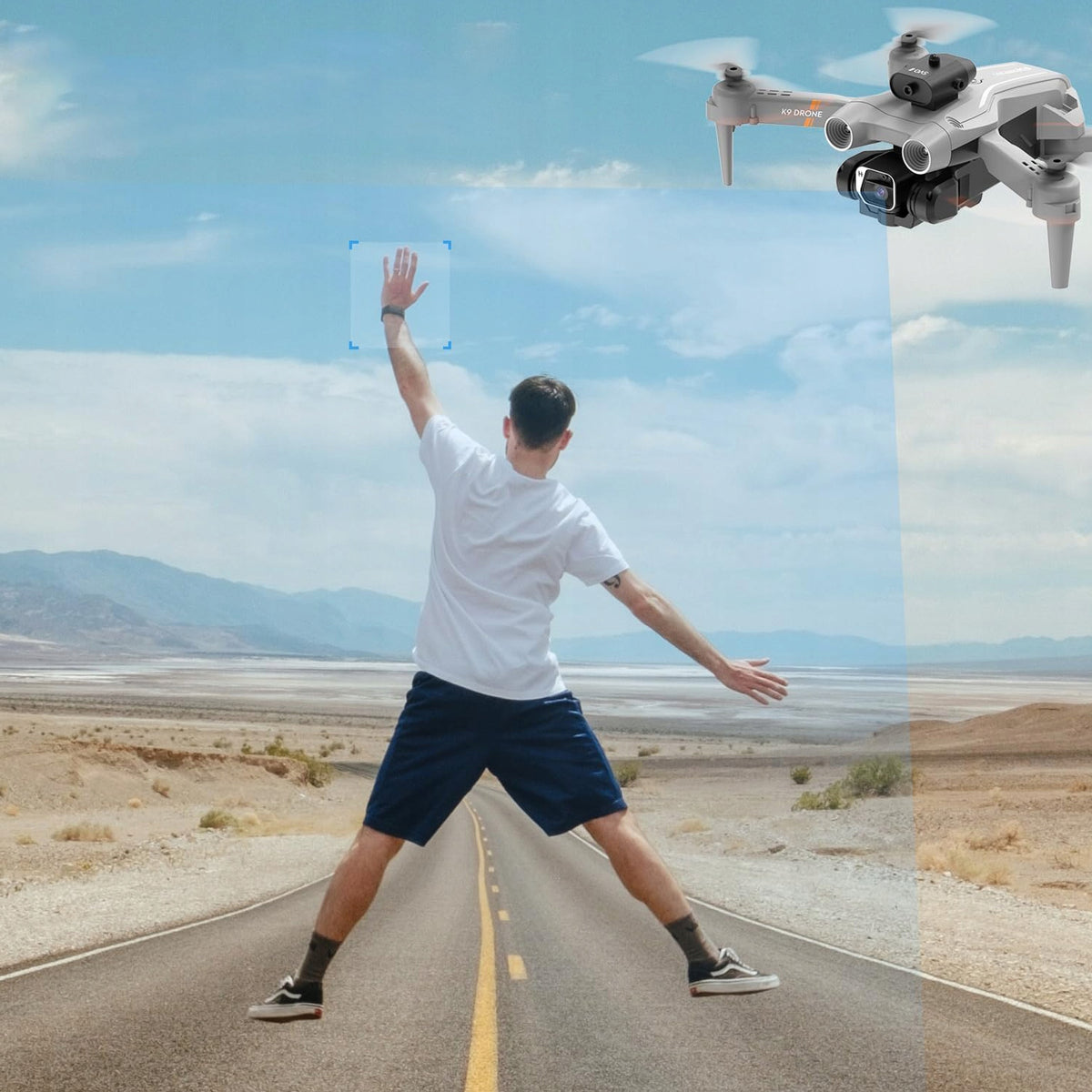 DRONE K9 WITH 3 BATTERIES 1800MAH FLIGHT TIME UP TO 45 MINUTES CHARGING 60 MIN Brand DJI