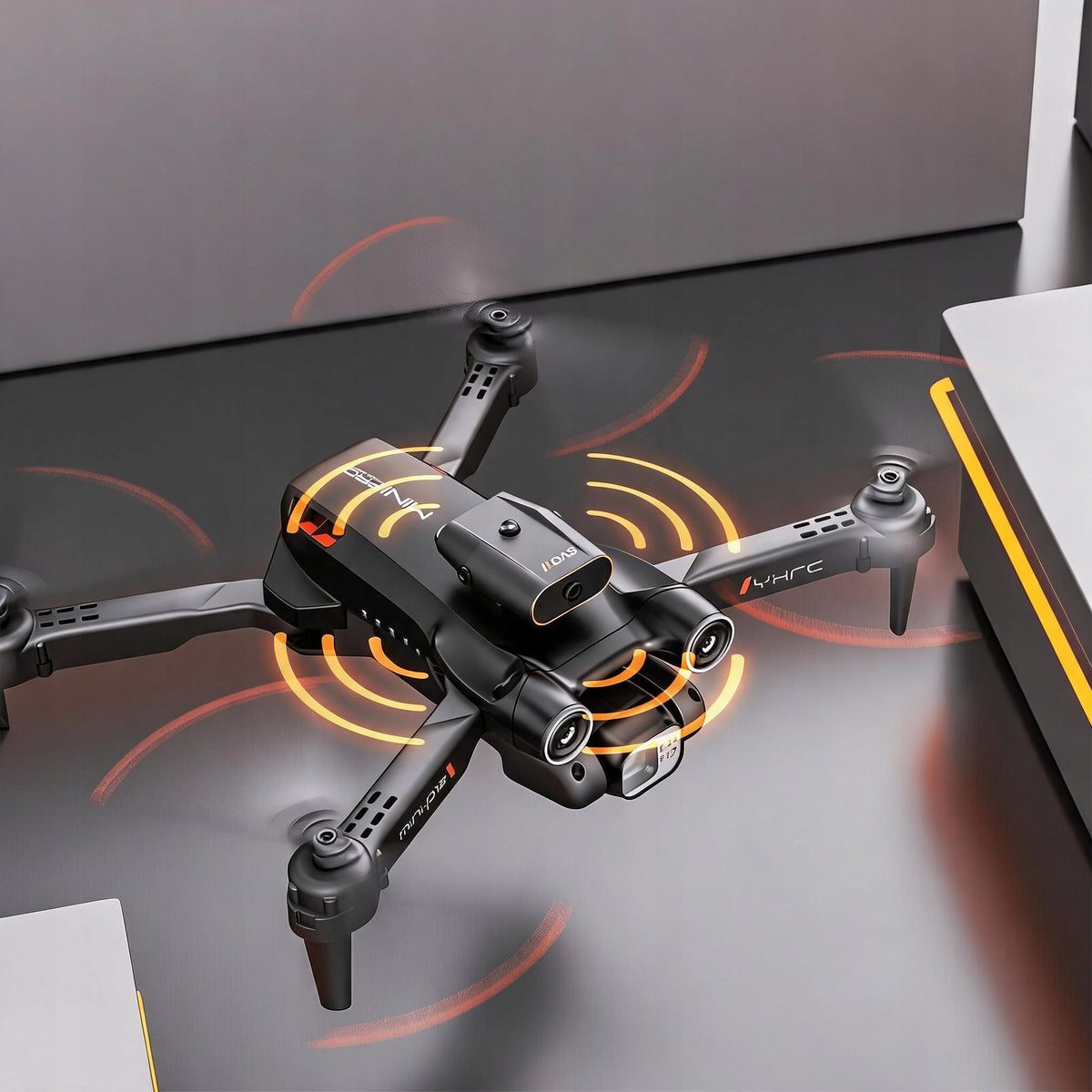 DRONE TOY P12 QUADROCOPTER FOLDABLE HD CAMERA HEADLESS AUTO HOVER MODE Packaging status original