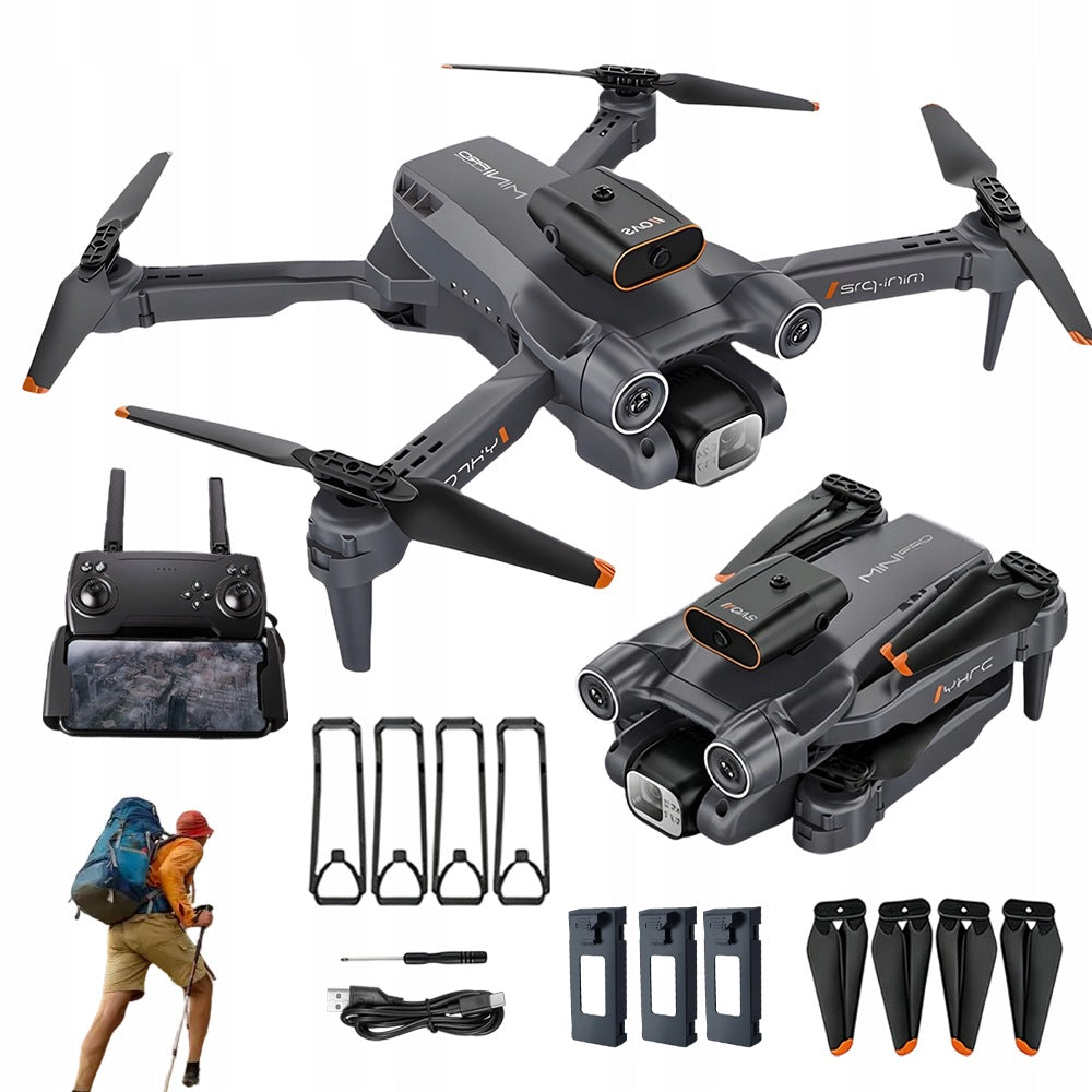 DRONE TOY P12 QUADROCOPTER FOLDABLE HD CAMERA HEADLESS AUTO HOVER MODE