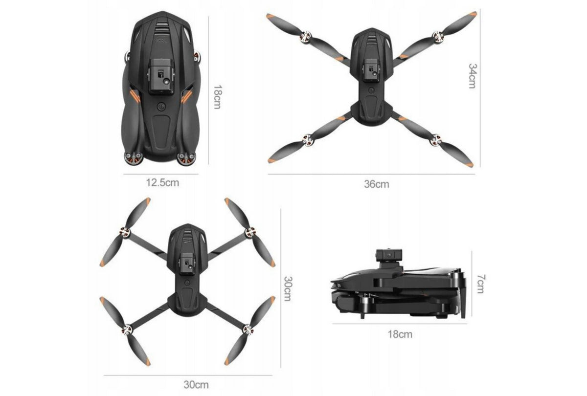 DRONE V 168 REMOTE CONTROLLED WITH APPLICATION BAG + 2 BATTERIES + PAD 14+ Brand QBI