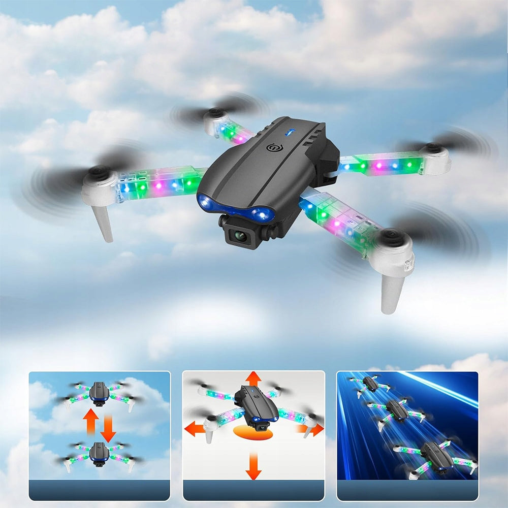 DRONE WITH 2 CAMERAS WITH ONE BUTTON START/LANDING COVER 2 BATTERIES Manufacturer code 5709alajgj01