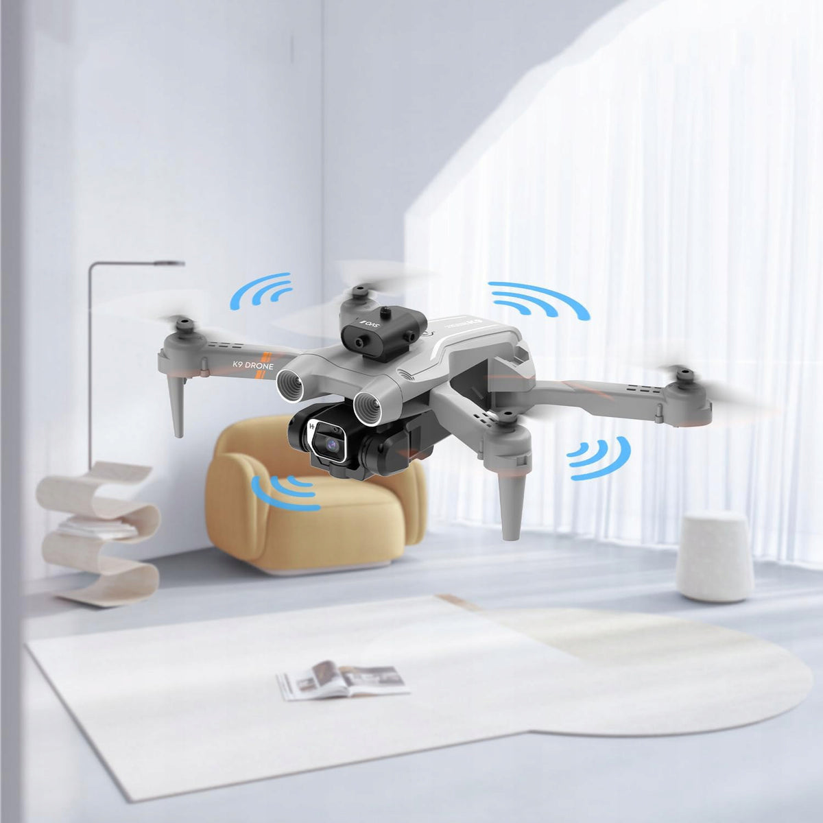 DRONE WITH 4K HD CAMERA AS A GIFT FOR KIDS, MINI DRONE REMOTE CONTROLLED Packaging status original