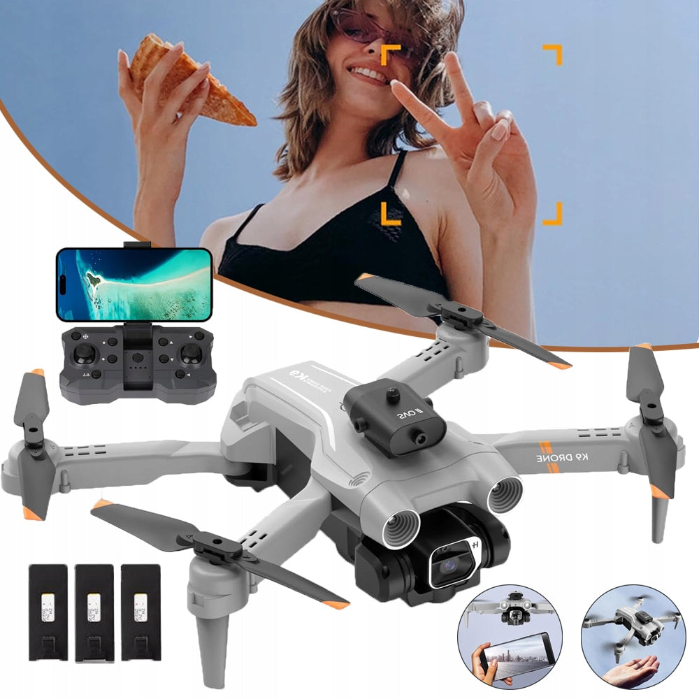 DRONE WITH 4K HD CAMERA AS A GIFT FOR KIDS, MINI DRONE REMOTE CONTROLLED