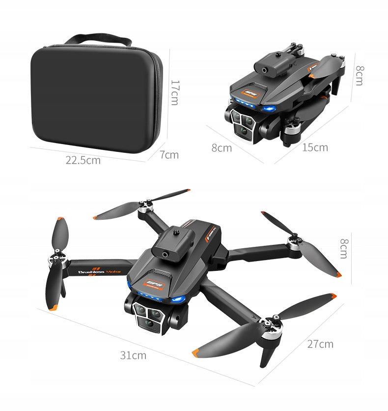 DRONE WITH 4K WIFI CAMERA 5G GPS C0 REMOTE CONTROLLED APPLICATION RANGE 2000M Manufacturer code DRON S158