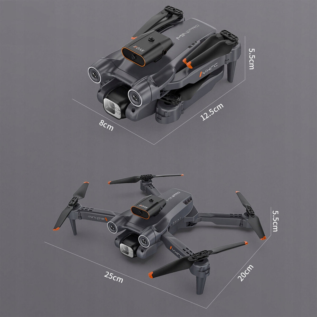 DRONE WITH 720P HD CAMERA, WIFI FPV DRONE FOR BEGINNERS, WITH 3 BATTERIES Brand no brand