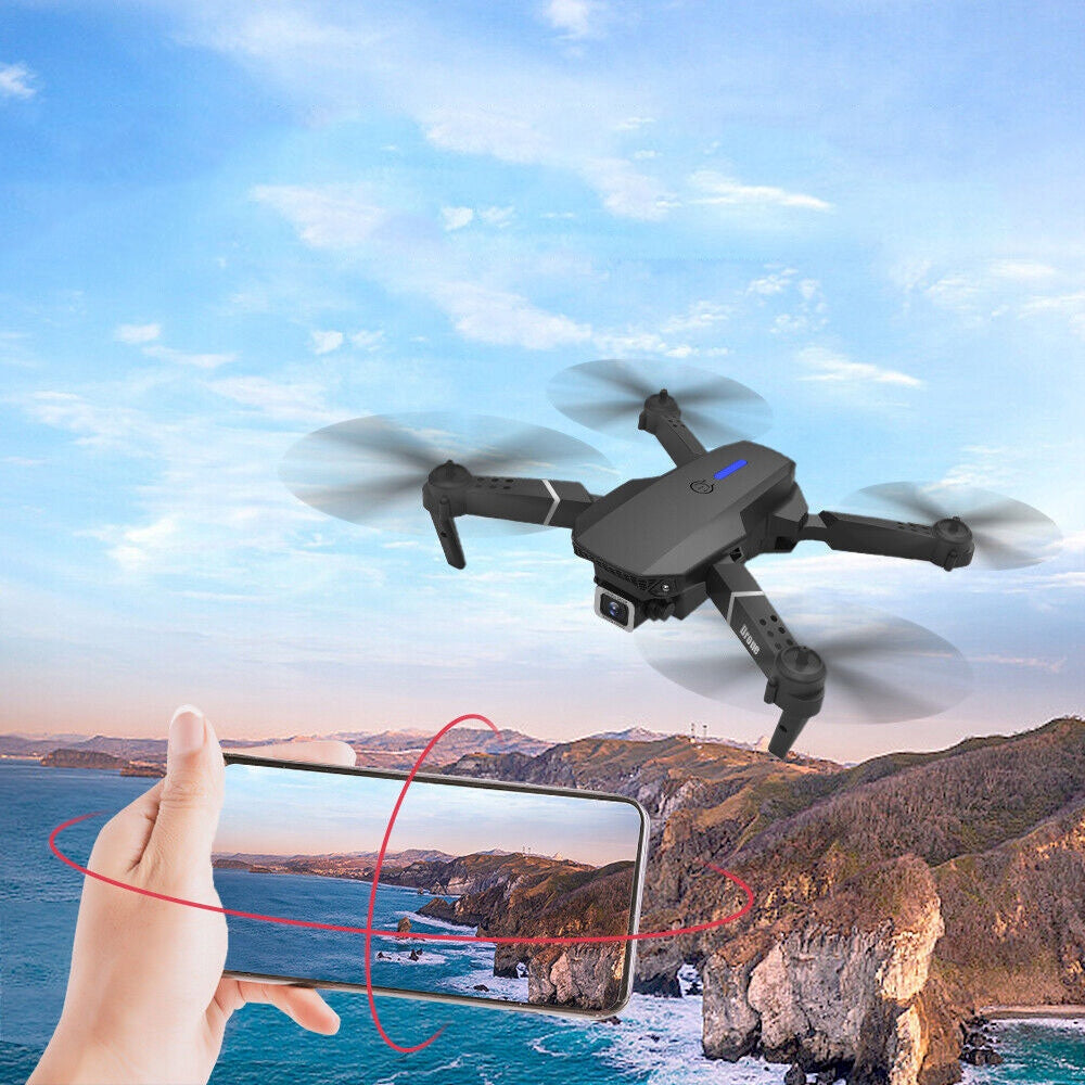 DRONE WITH CAMERA 4K FPV WI-FI 2.4GHZ 1800MAH 15MIN FLIGHT FOLDABLE 3 BATTERIES Manufacturer code 56475476587