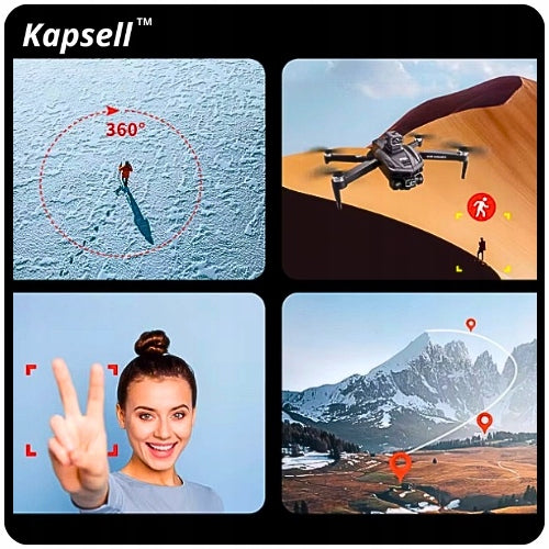 DRONE WITH CAMERA 8K WIFI 5G GPS C0 REMOTE CONTROLLED APPLICATION RANGE 3000M Manufacturer code DRON KAPSELL V168 8K GPS Z KAMERĄ GPS 5G