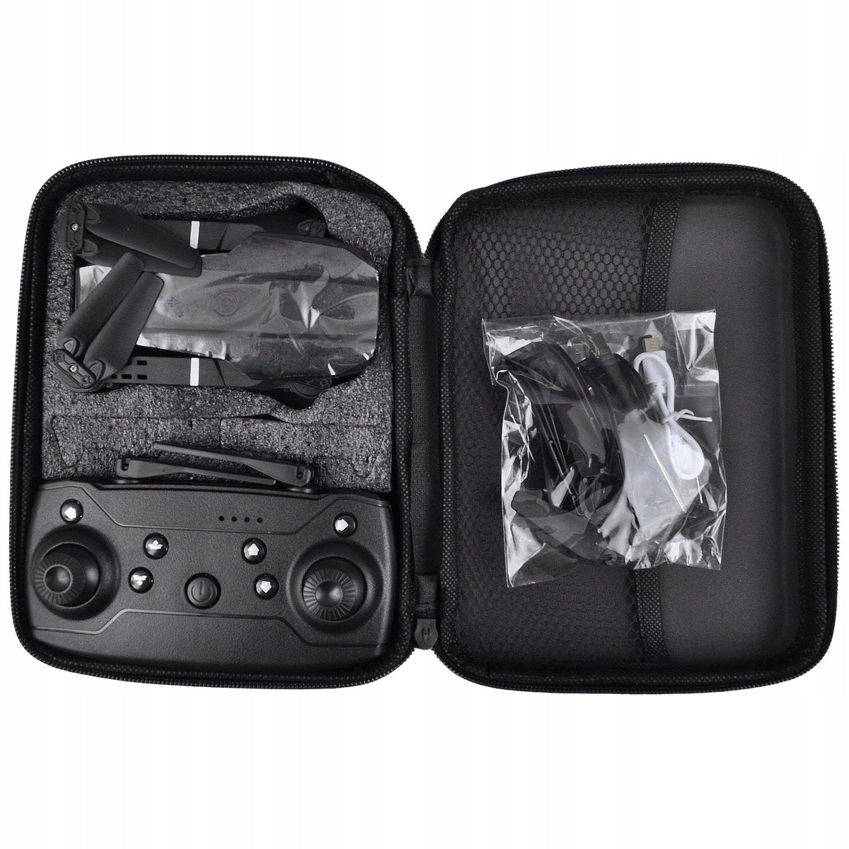 DRONE WITH CAMERA PRO TOY WIFI CAMERA FULL HD REMOTE CONTROL REMOTE CONTROLLED CASE Packaging status original