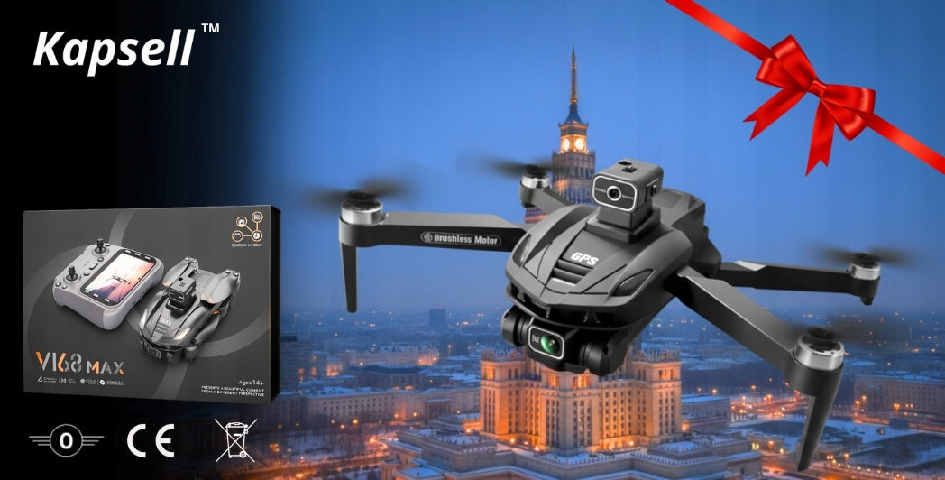 DRONE WITH WIFI CAMERA 5G GPS 8K C0 PROFESSIONAL LONG FLIGHT AVOIDING OBSTACLES Manufacturer code DRON Z KAMERĄ WIFI 5G GPS 8K C0