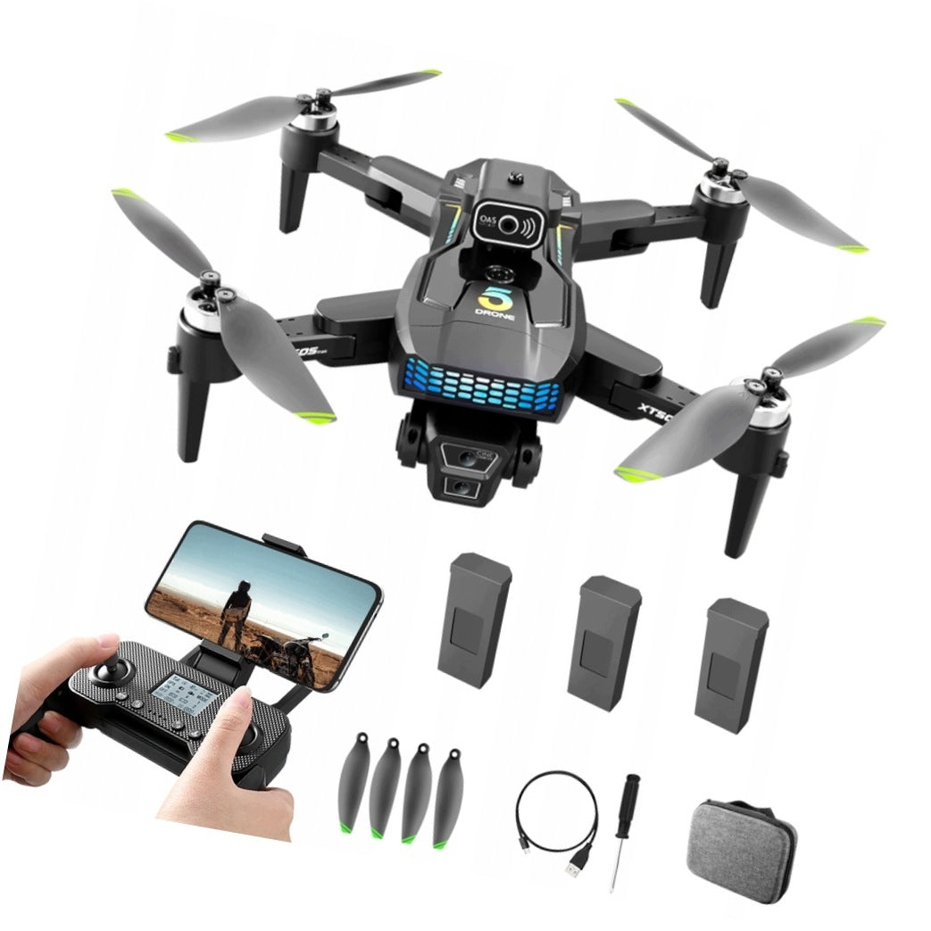 DRONE XT505 3 BATTERIES AVOIDING OBSTACLES HEADLESS GPS 2000M BRUSHLESS