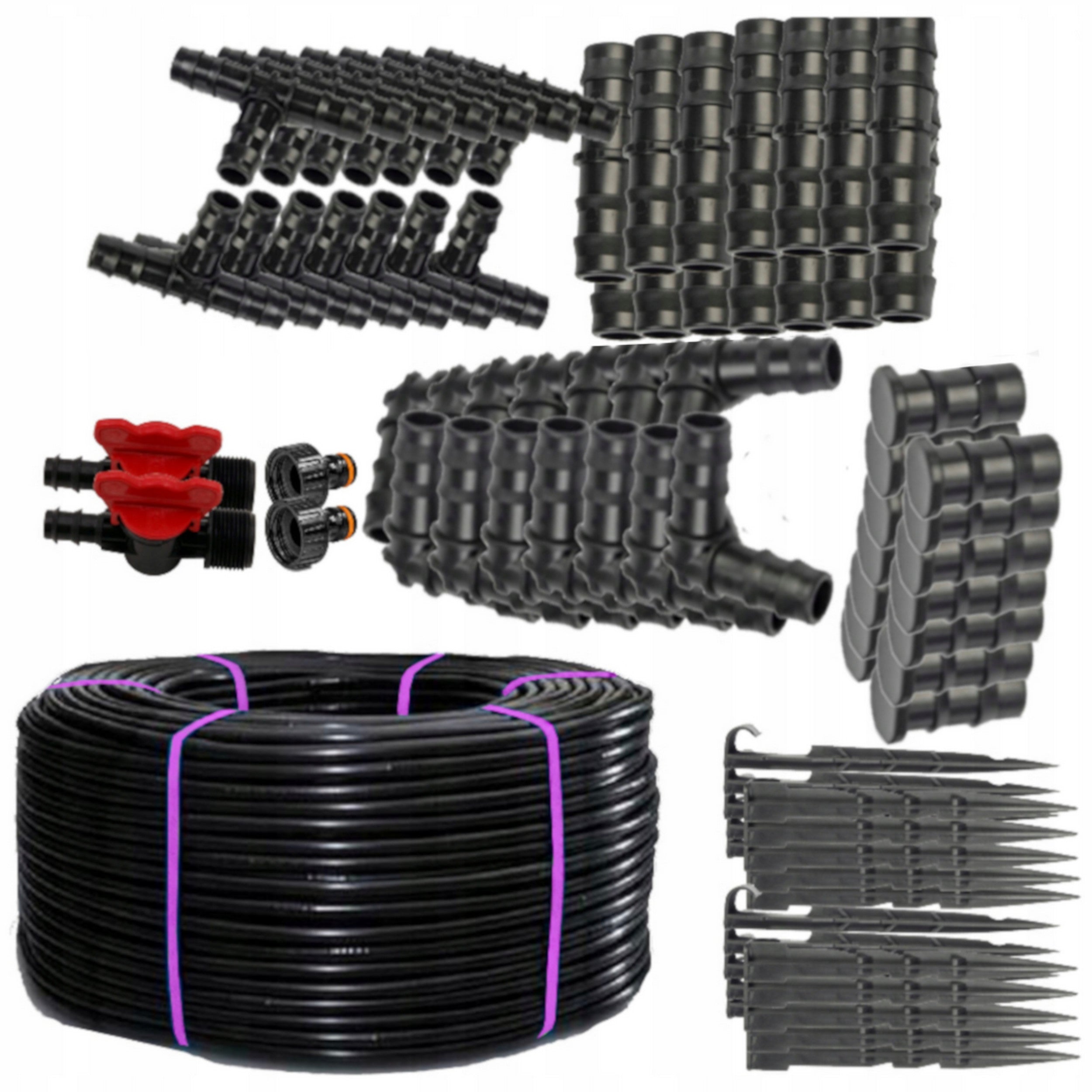 DROPLET LINE 100m 16mm EFFICIENT DRIP IRRIGATION HOSE SET XXL Manufacturer code ZESTAW/100 174/XXL