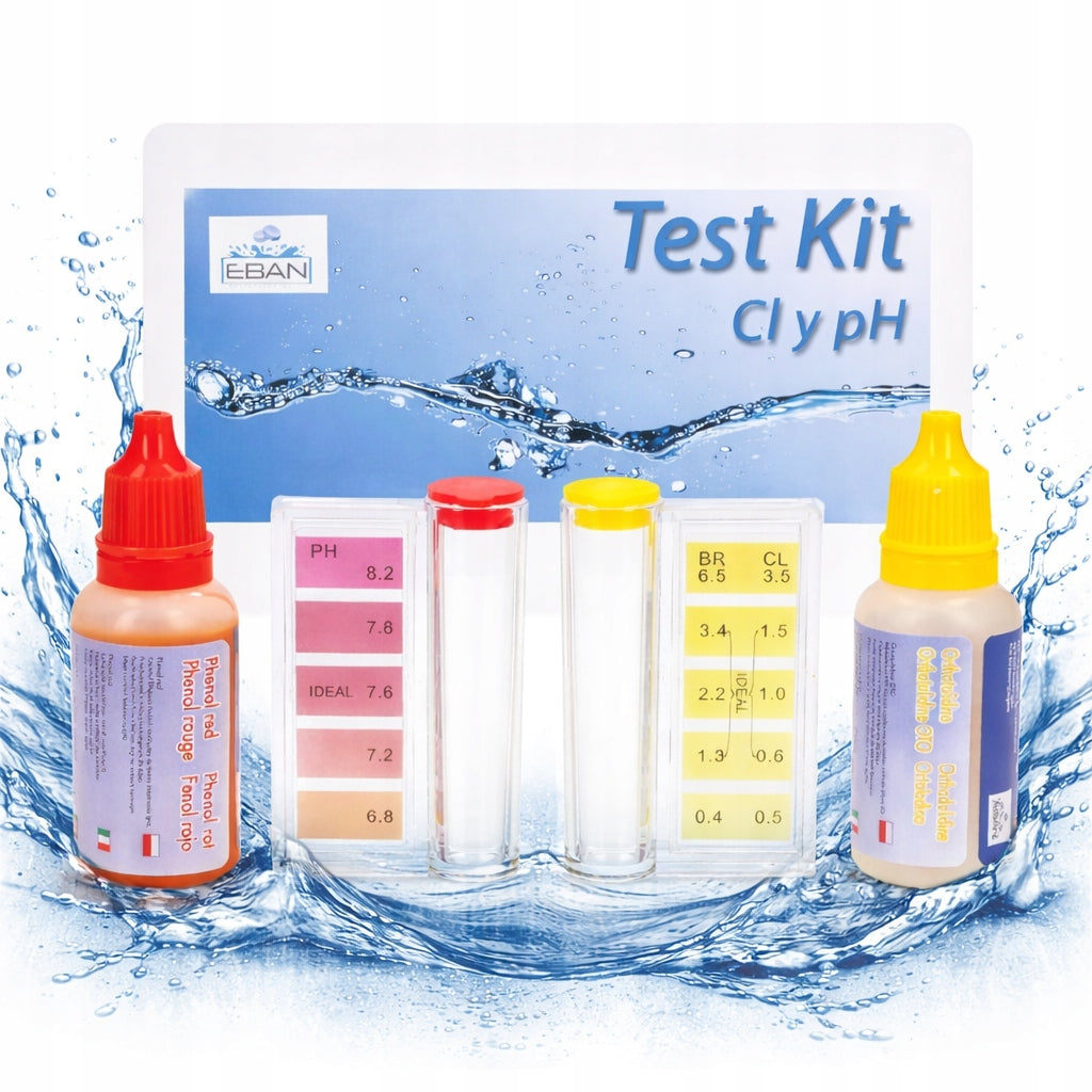 DROPLET TESTER MANUAL WATER POOL METER CHLORINE PH MEASUREMENT IN POOL