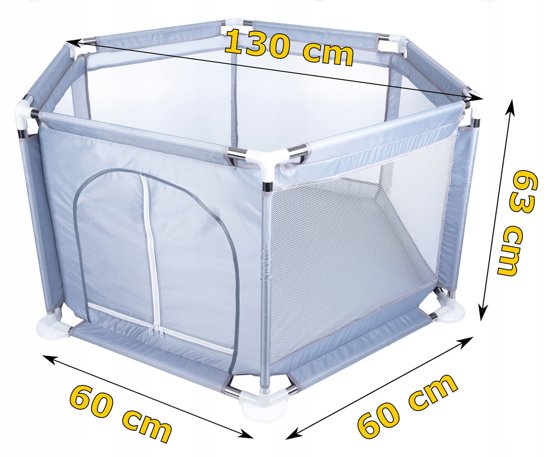 DRY POOL FOR CHILDREN SQUARE TOYS FOR BALLS TOYS PLAYPEN 130CM Brand Stator