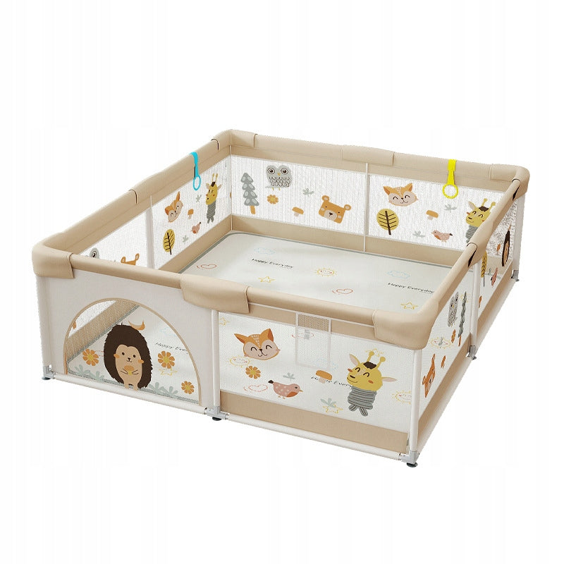 DRY POOL WITH BALLS PLAYPEN FOR CHILDREN 180x200 MAT COVER