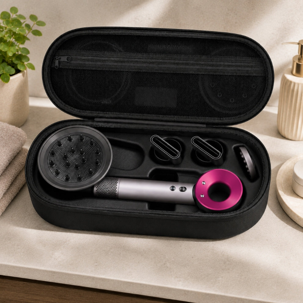 DRYER CASE AND ACCESSORIES DYSON TRAVEL ORGANIZER CASE BLACK WELLHAUS Manufacturer code Etui na suszarki Dyson - Wellhaus