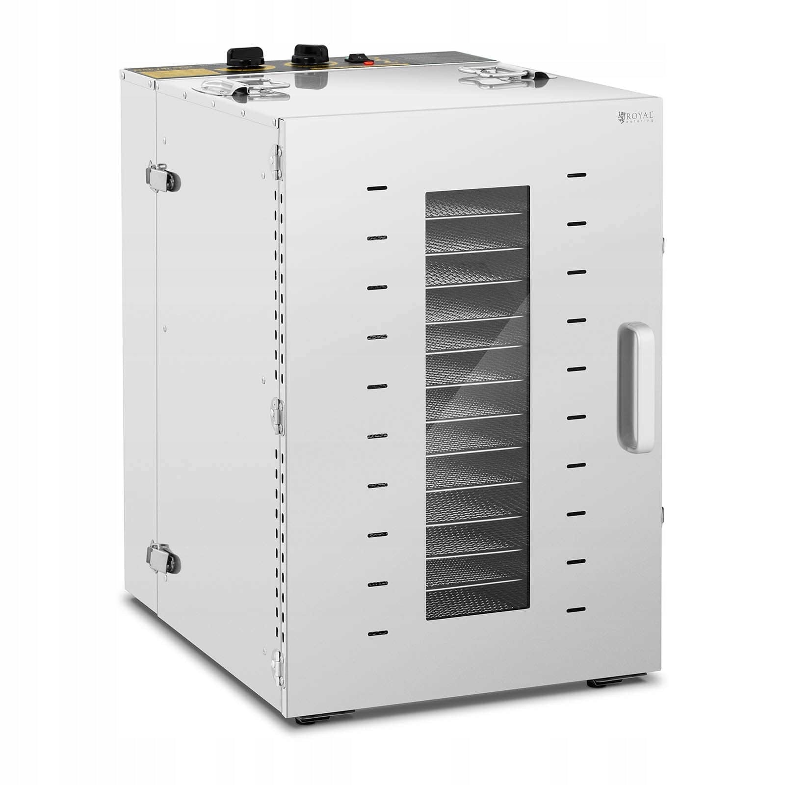 DRYER DEHYDRATOR 16 LEVELS 1500W TIMER INOX Brand Royal Catering
