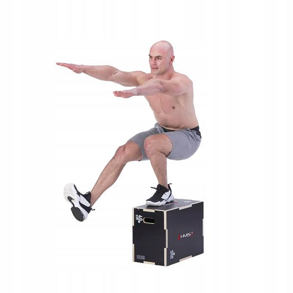 DSC03 PLYOMETRIC BOX BLACK 500x400x300MM HMS Manufacturer code 5906067688548
