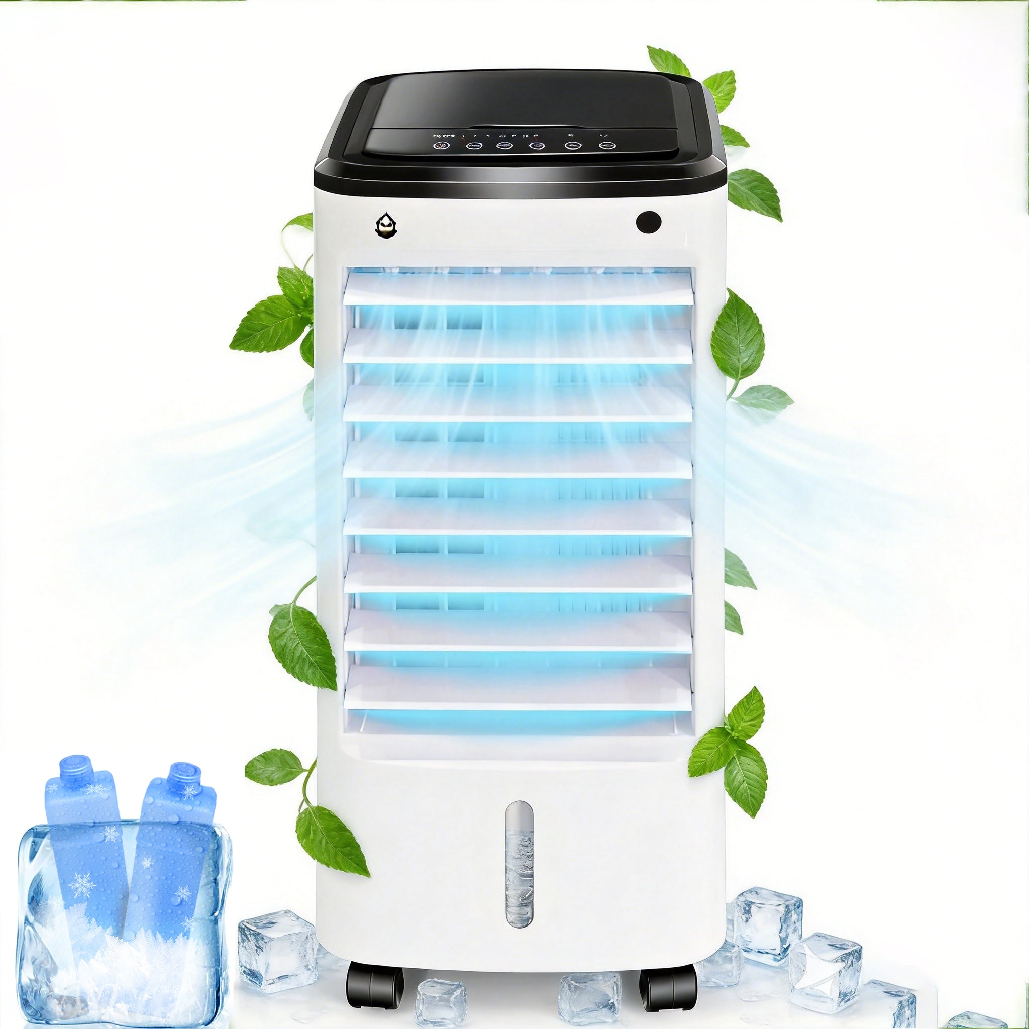 DT2 Portable Air Cooler, Portable Air Conditioner with Remote & Ice Packs