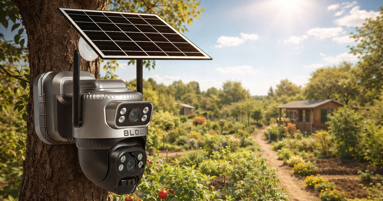 DUAL CAMERA WiFi IP 4MP SOLAR OUTDOOR WIRELESS SMART IP66 PTZ Certificates of conformity CE