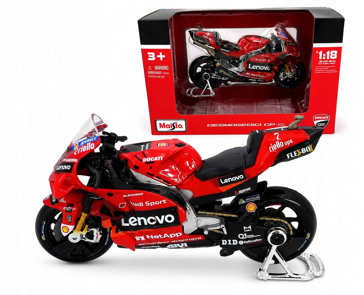 DUCATI DESMOSEDICI GP 2021 MODEL 1:18 SCALE MAISTO REPLICA