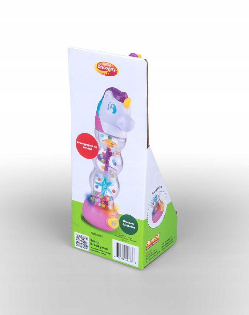 DUMEL DISCOVERY BEADED UNICORN RATTLE Brand Dumel