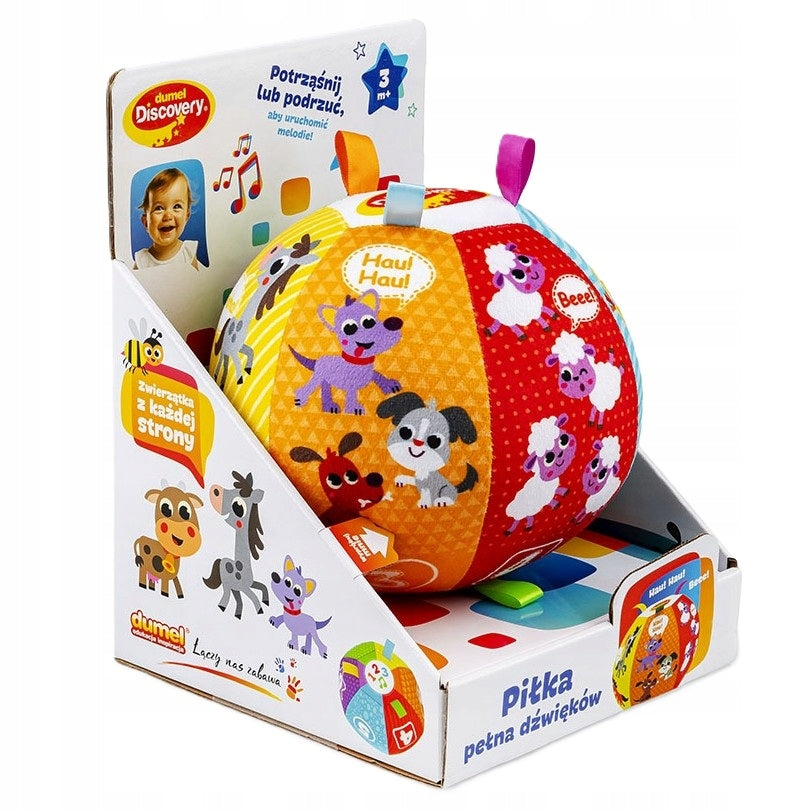 DUMEL DISCOVERY Interactive toy Ball full of sounds Animals