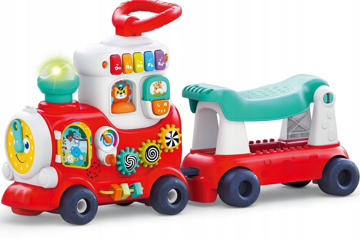 DUMEL DISCOVERY RIDER WALKER PUSHER INTERACTIVE TRAIN 4in1
