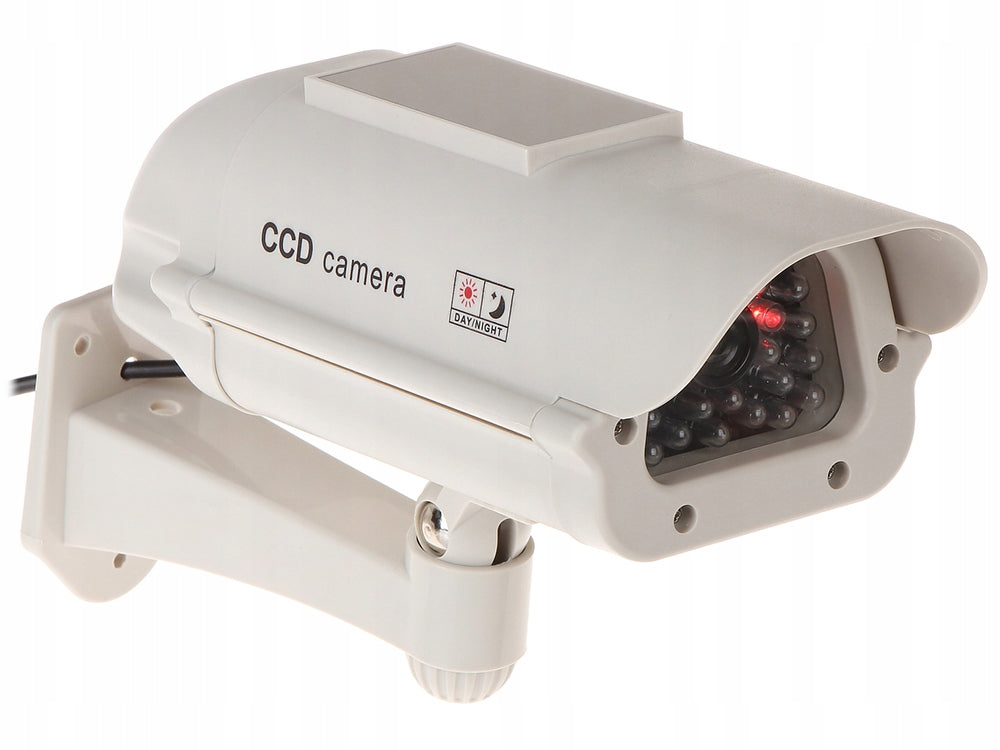 DUMMY CAMERA CCTV SOLAR MONITORING FLASHING LED CAMERA ON THE WALL Model 2600