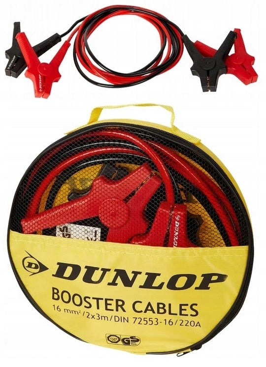 DUNLOP 3M CABLES JUMPER CABLES 220A COVER