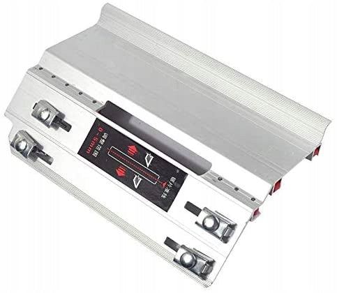 DURABLE MACHINE GUIDE FOR CHAMFERING STONEWARE TILES AT AN ANGLE OF 45 DEGREES