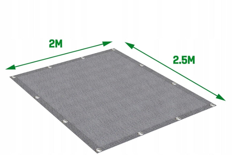 DURABLE TENT CARPET 250X200 CM WITH NAILS AND BAG Packaging status original
