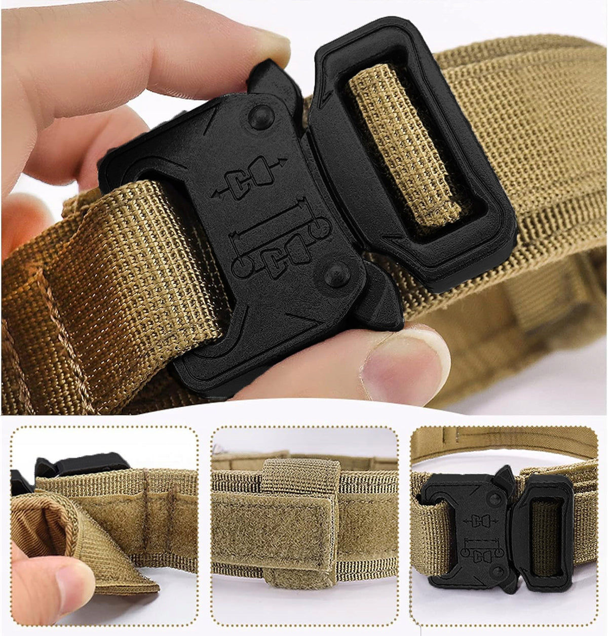 DURABLE Tactical Military STRONG Training COLLAR with DOG HANDLE EAN (GTIN) 5905910022454